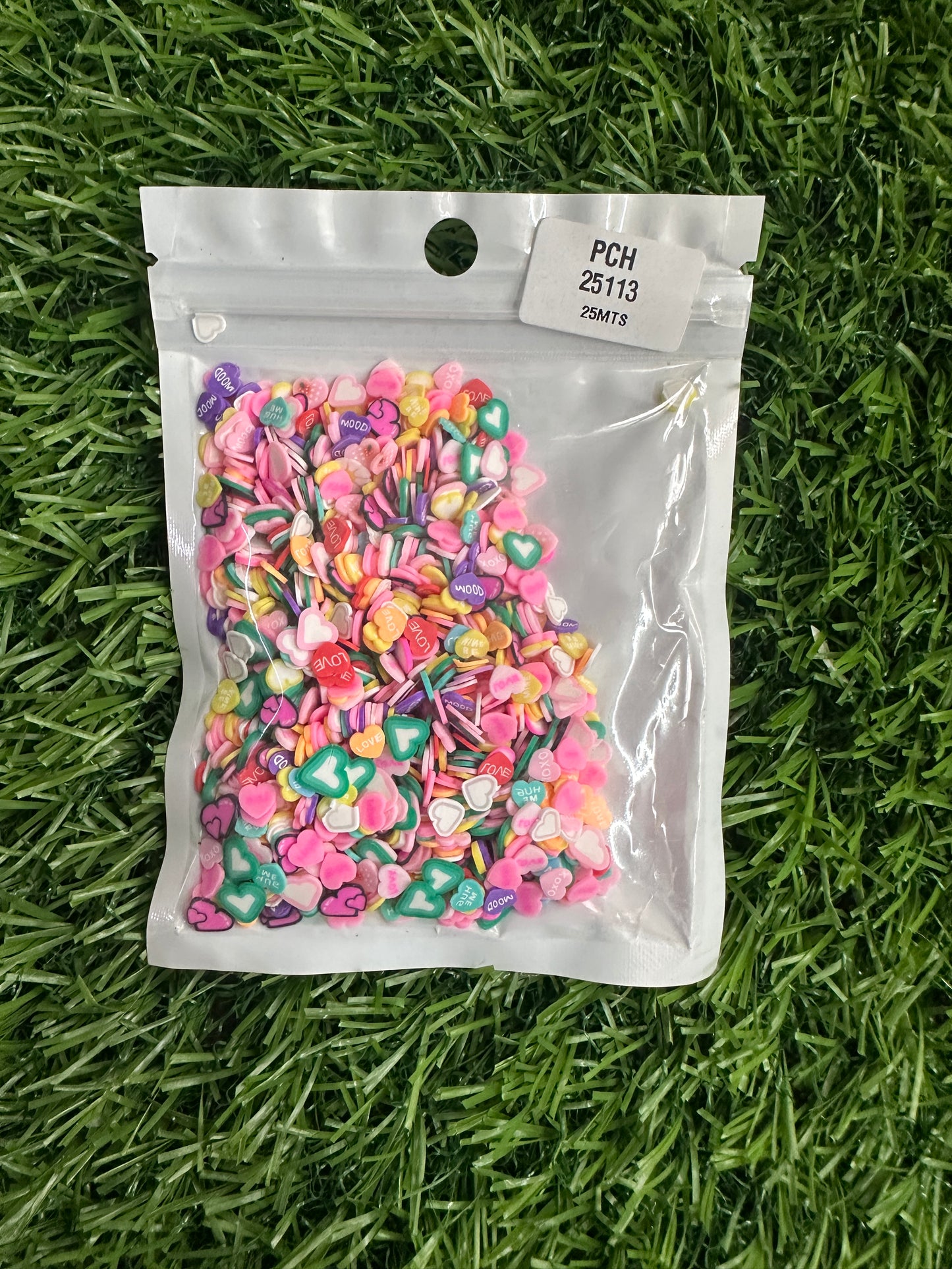 Polymer chips heart