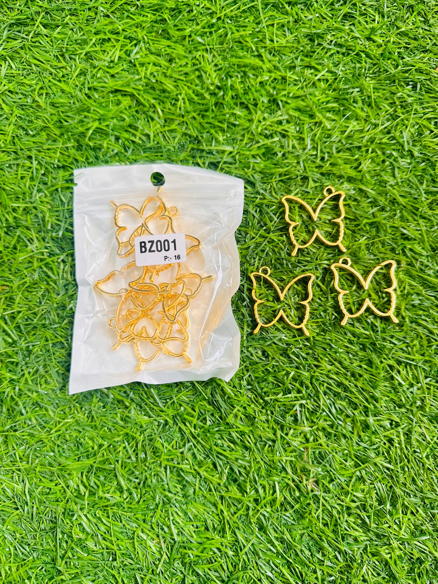 Golden Butterfly Bazels 06
