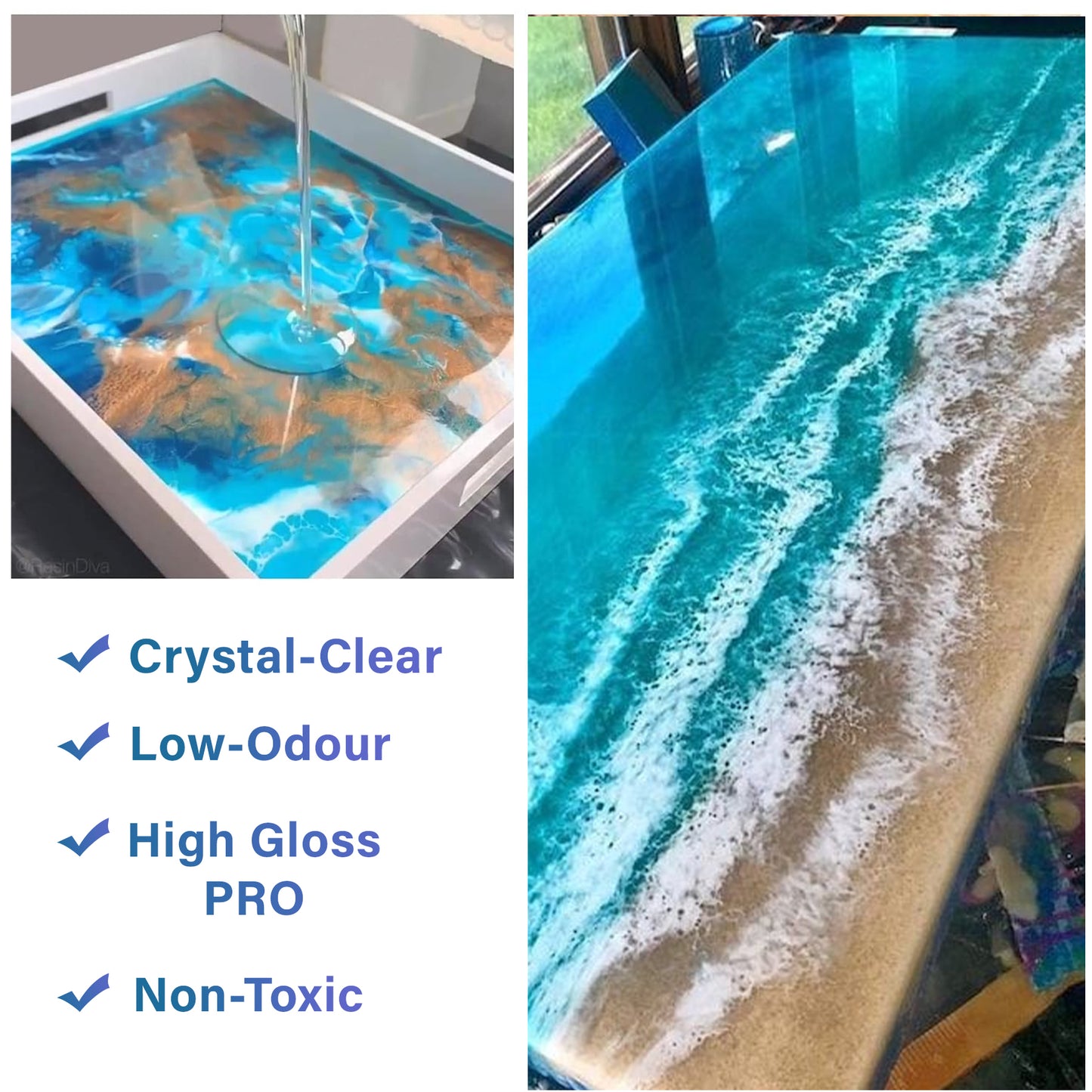 Resin 2:1 Clear High Glossy