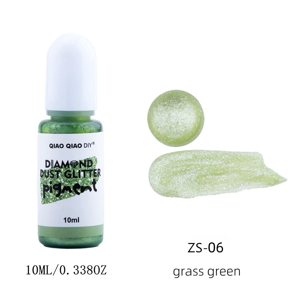 Diamond Dust Grass Green Pigment