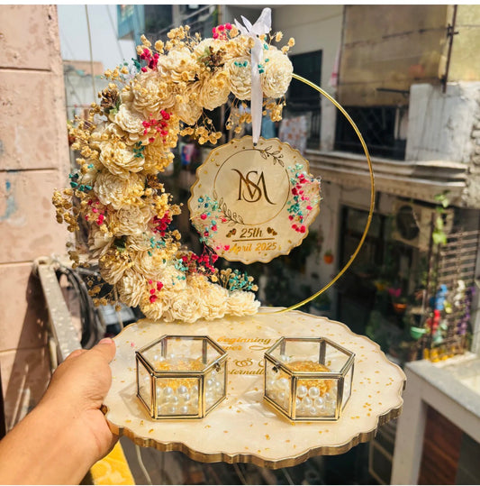 Hoop Ring Without Base β Engagement Platter