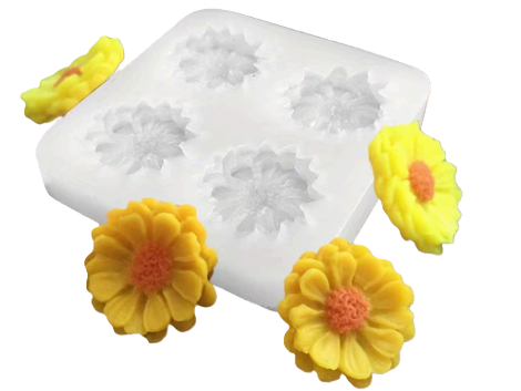 4 Design Flower mould