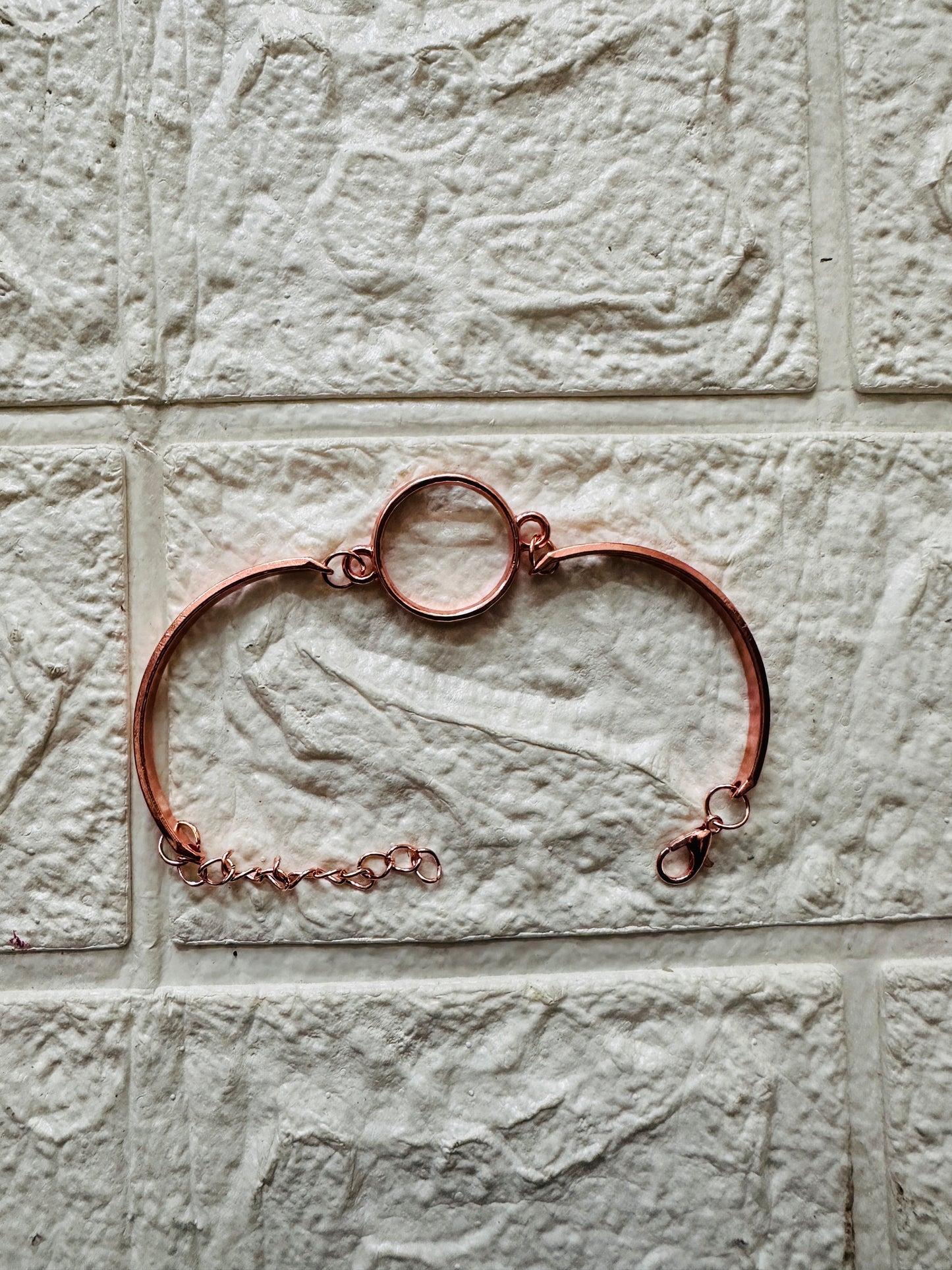 Rose Gold Circle Bracelet
