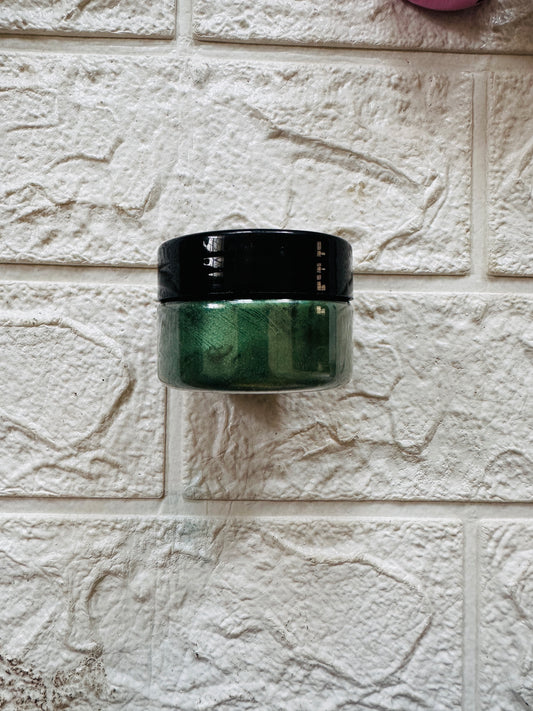 Moss Green Pearl Powder Big size 20 Gram