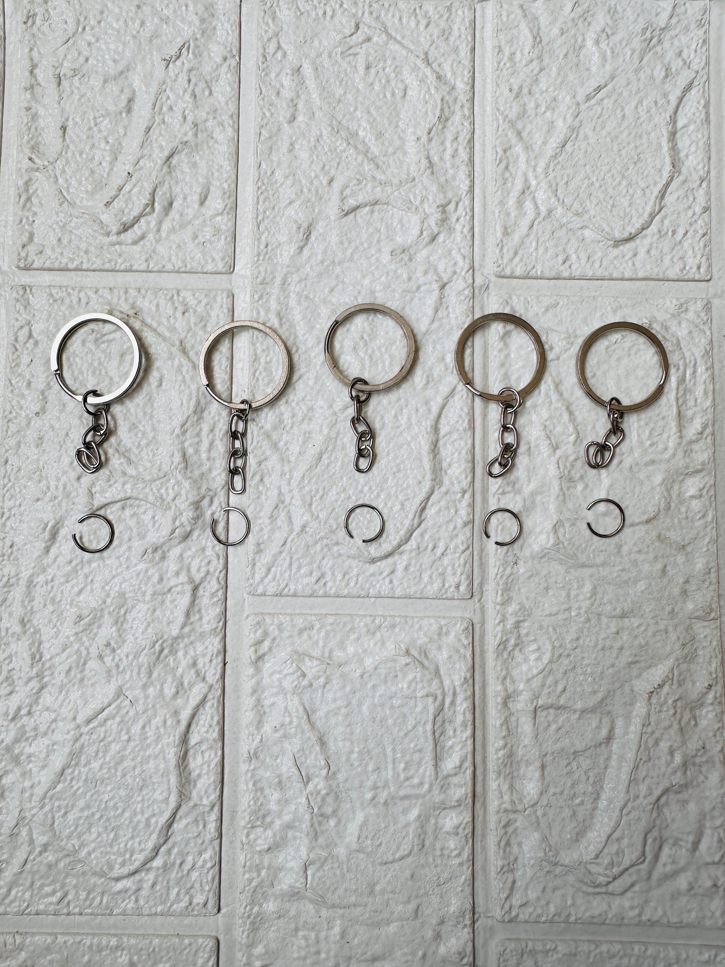 Keyring- Silver- Pack of 10 pcs