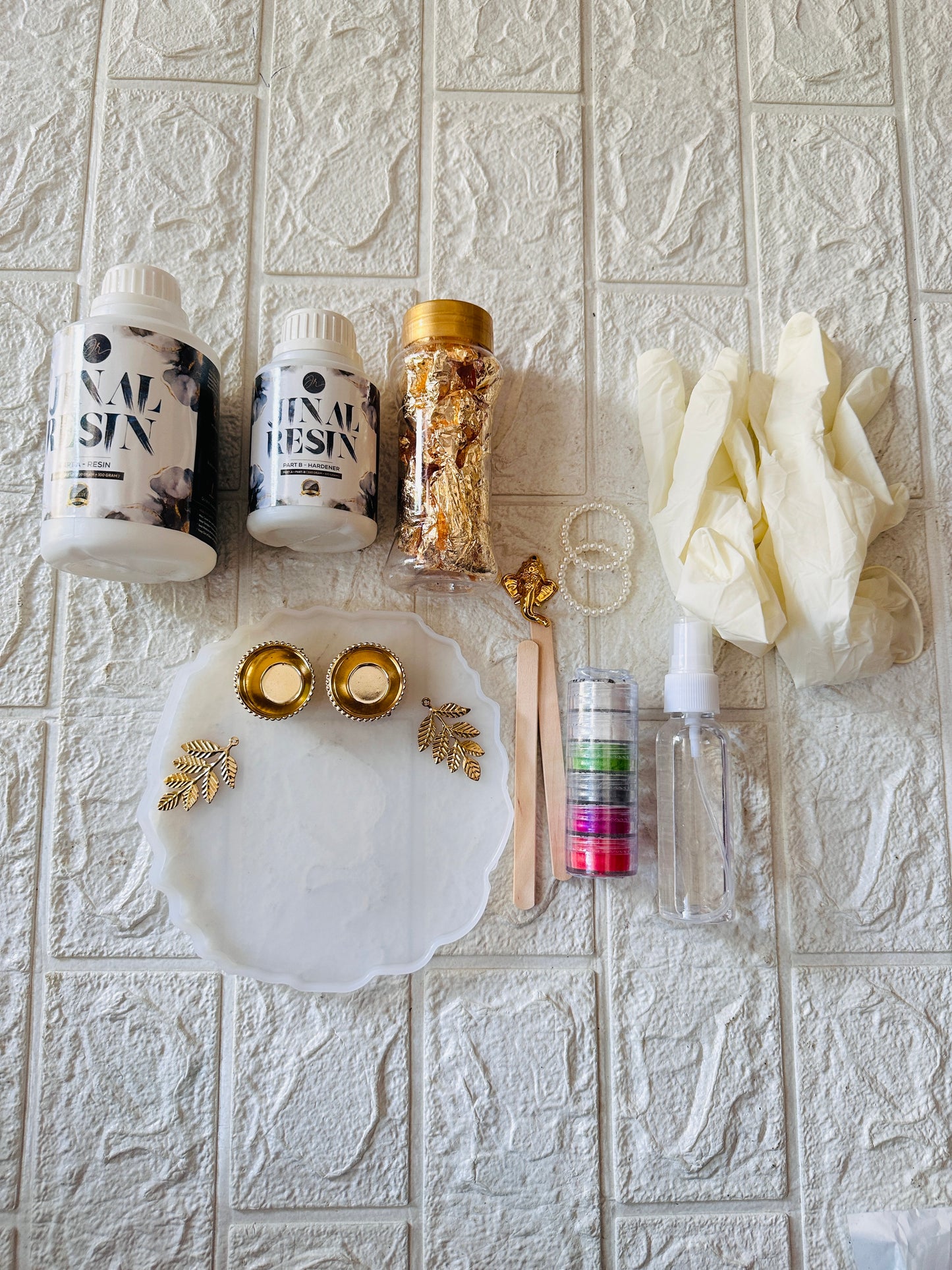 Resin Puja Thali Kit