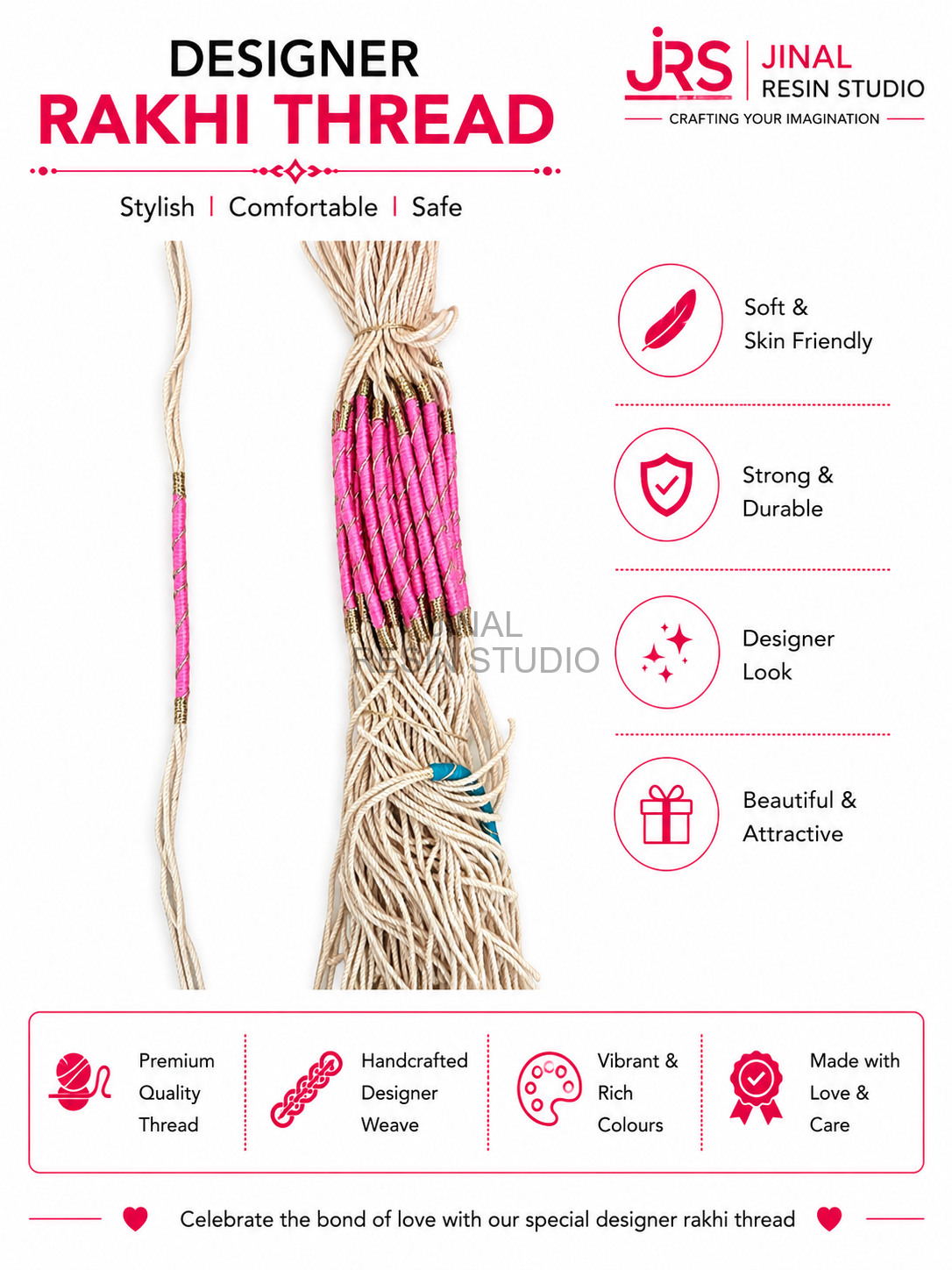 Rakhi Thread 04 2pcs