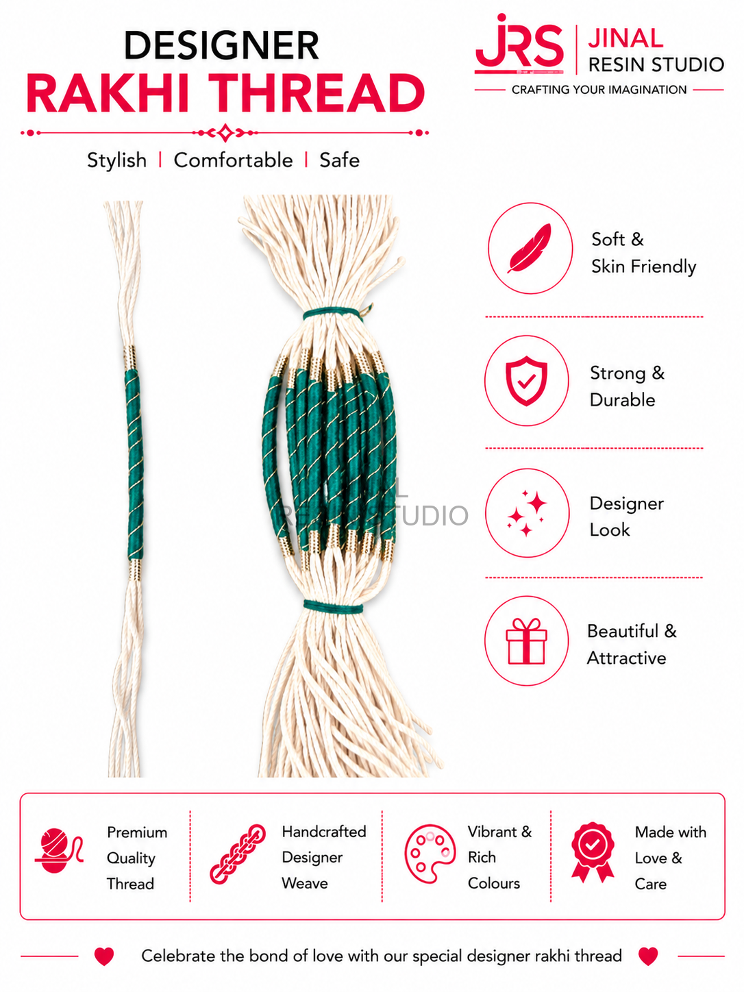 Rakhi Thread 09 2pcs