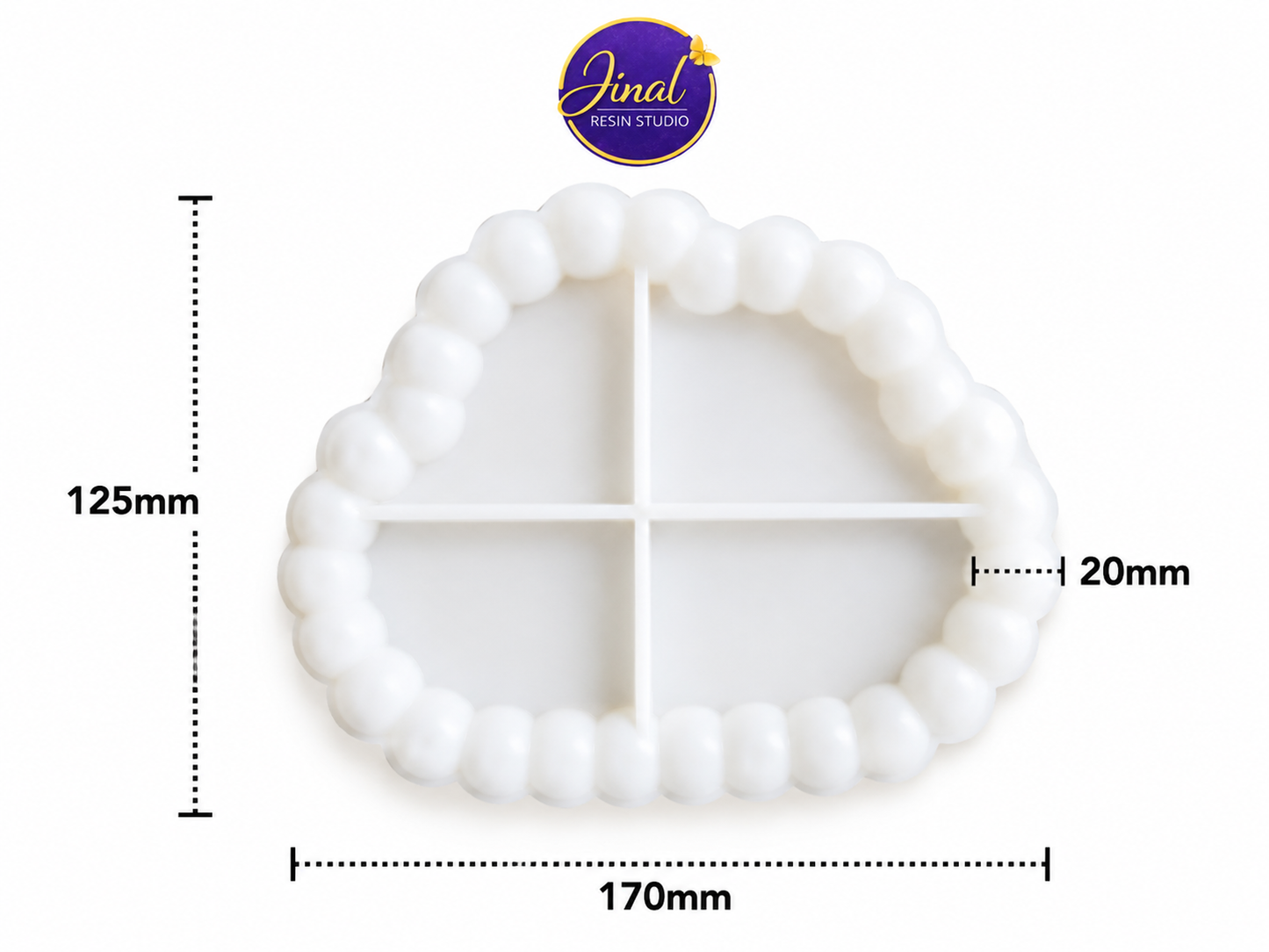 Clould Bubble Trinket Tray Mould