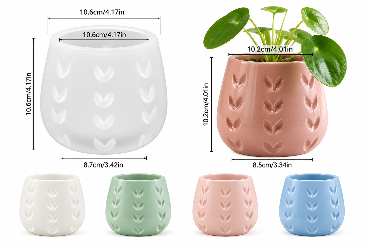 Flower Pot Silicone Mould | Resin, Jesmonite & Concrete Art DIY Mould SM1210