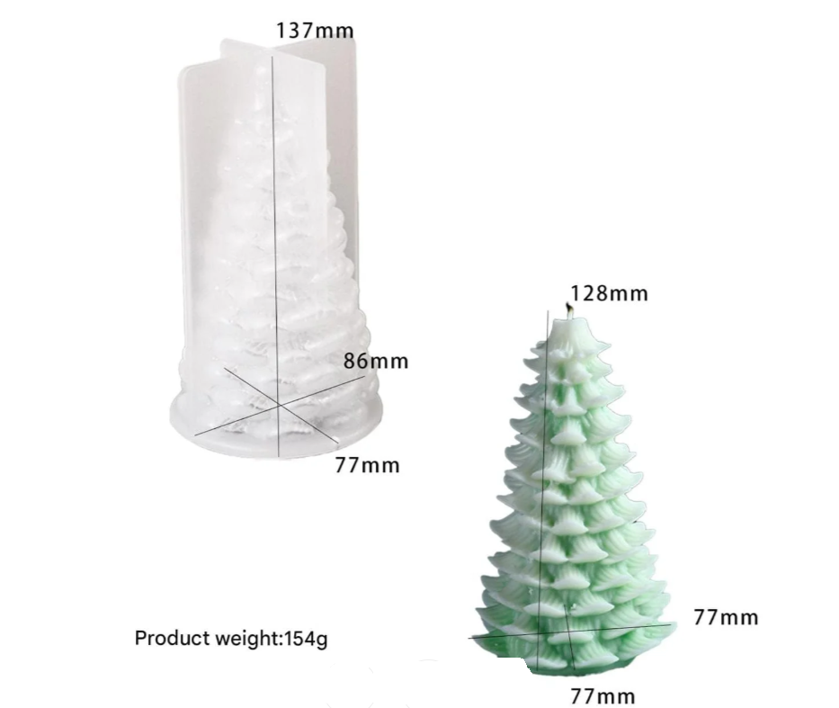 Christmas Tree Candle Mould