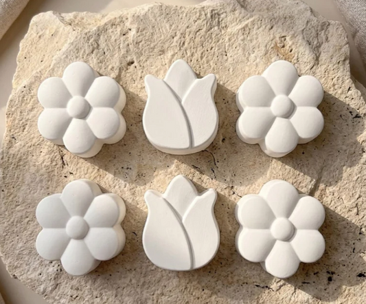 Daisy and tulip Flower ( Spring Flowers) Silicone Mould