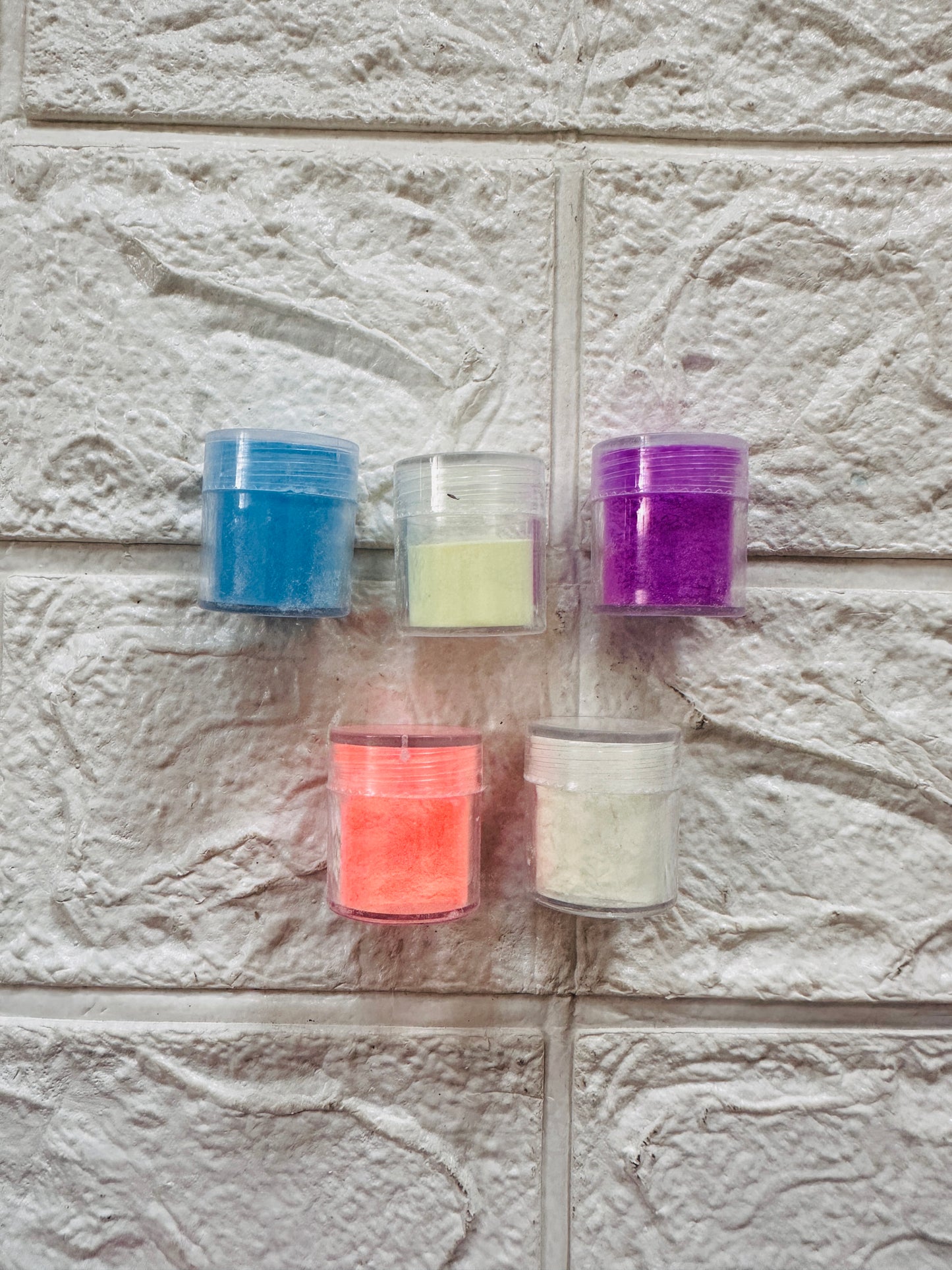 Glow in Dark Powder Pigment Set