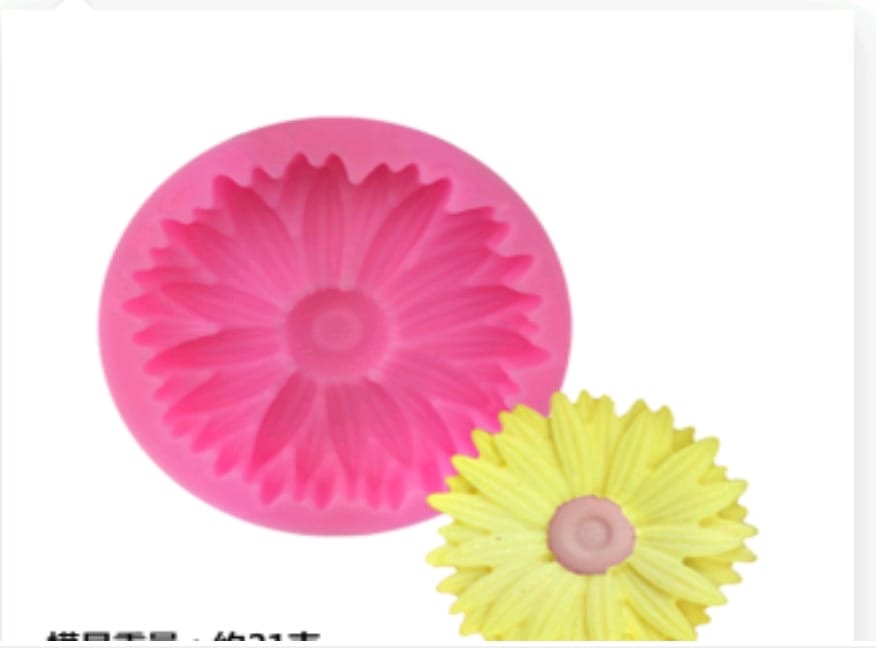 3D Pink Flower mould