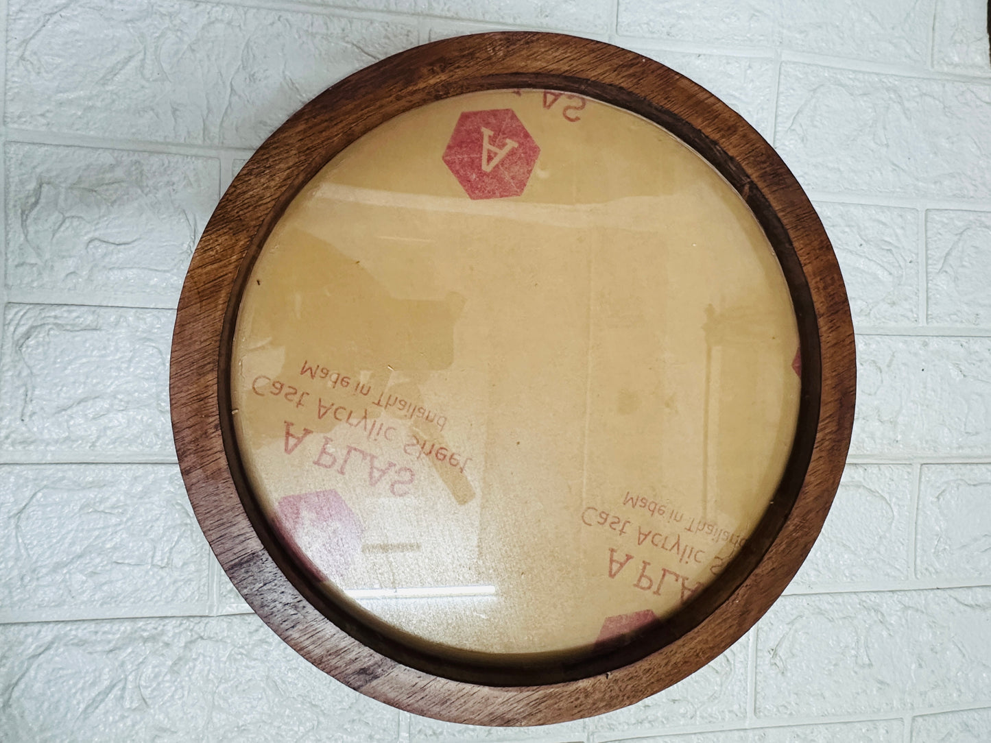 14” Teakwood Varmala Preservation Circle shape