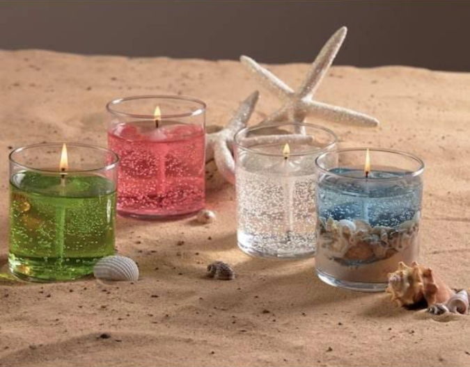 Gel wax for candle making