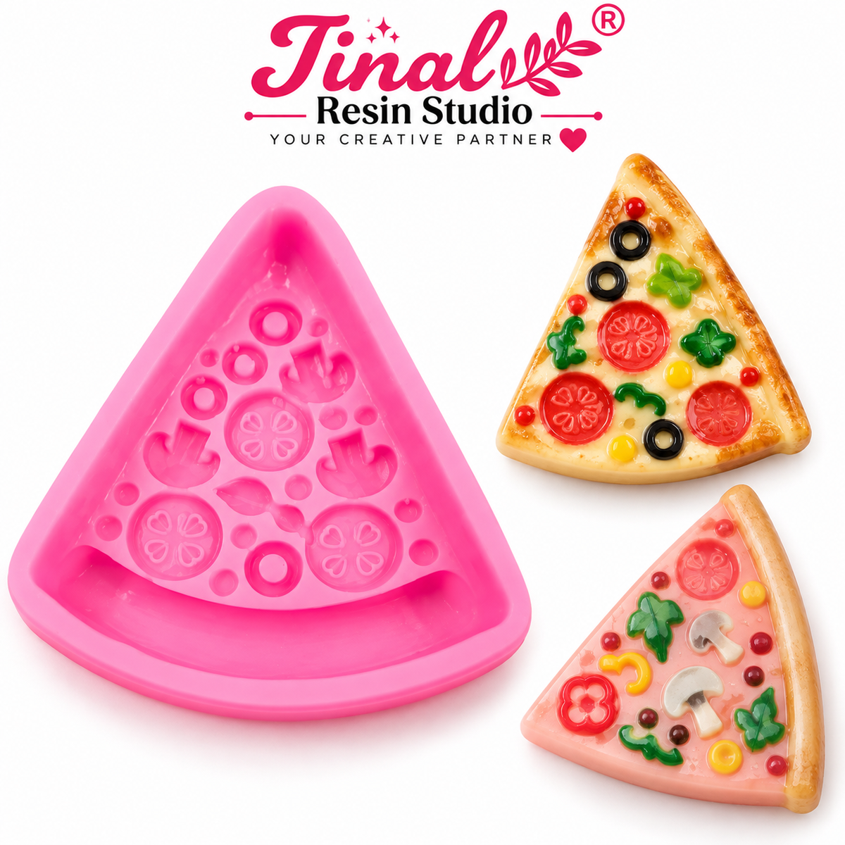 Pizza Silicone Mould – DIY, Candle & Resin Art