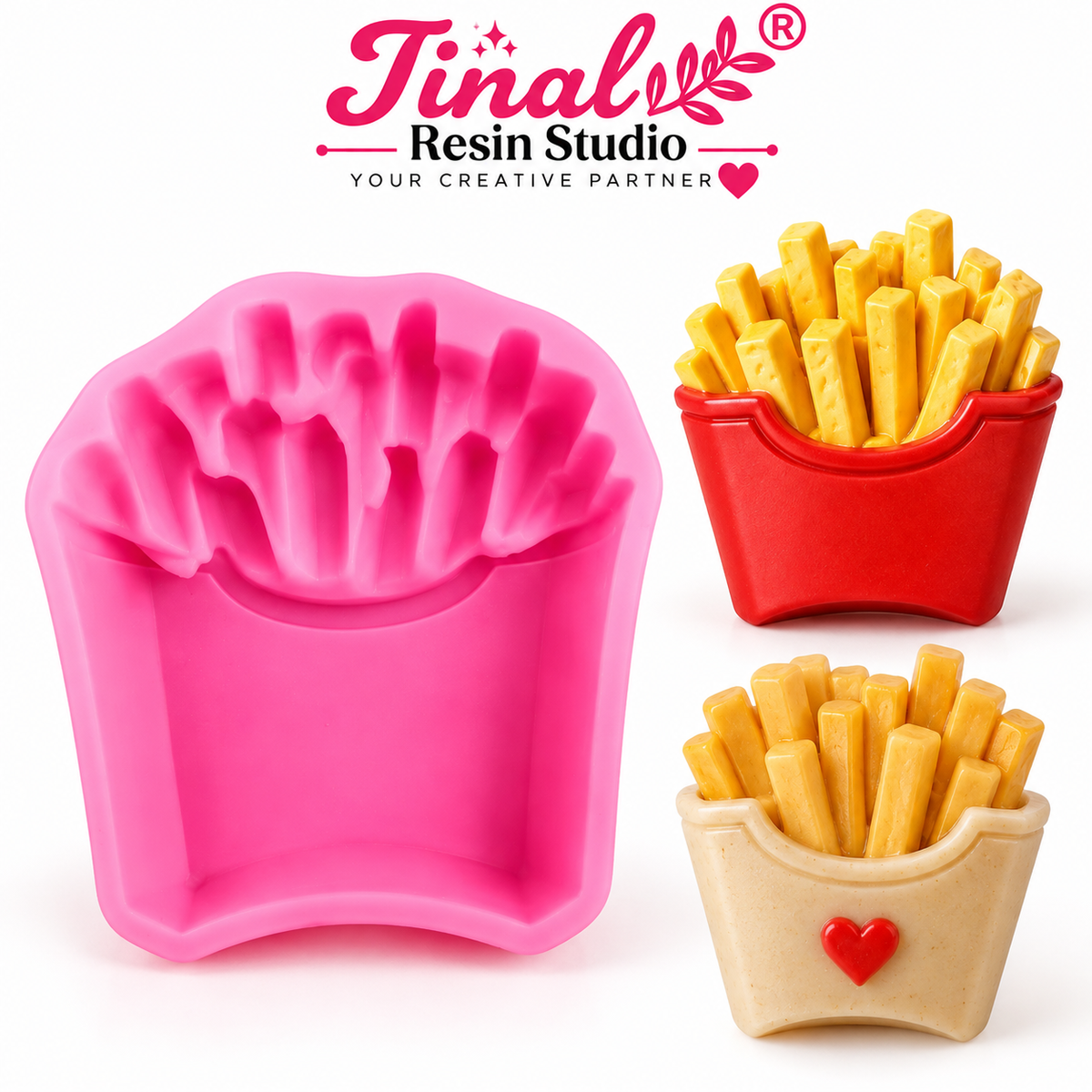 Fries Silicone Mould – DIY, Candle & Resin Art