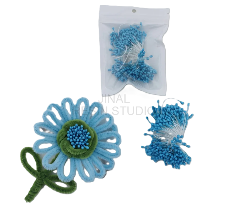 Blue Polons approx 270 pcs 3 mm