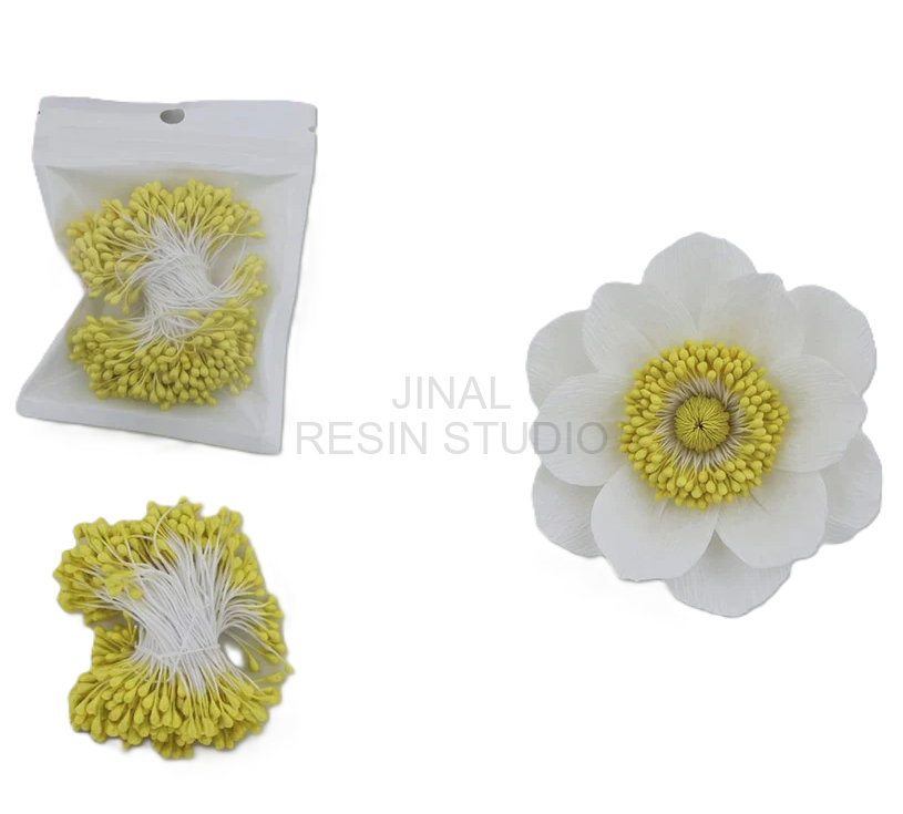 Yellow Polons approx 270 pcs 3 mm