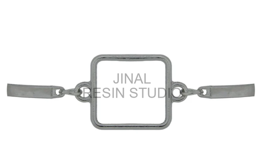 1Pc Square Bracelet Bezel