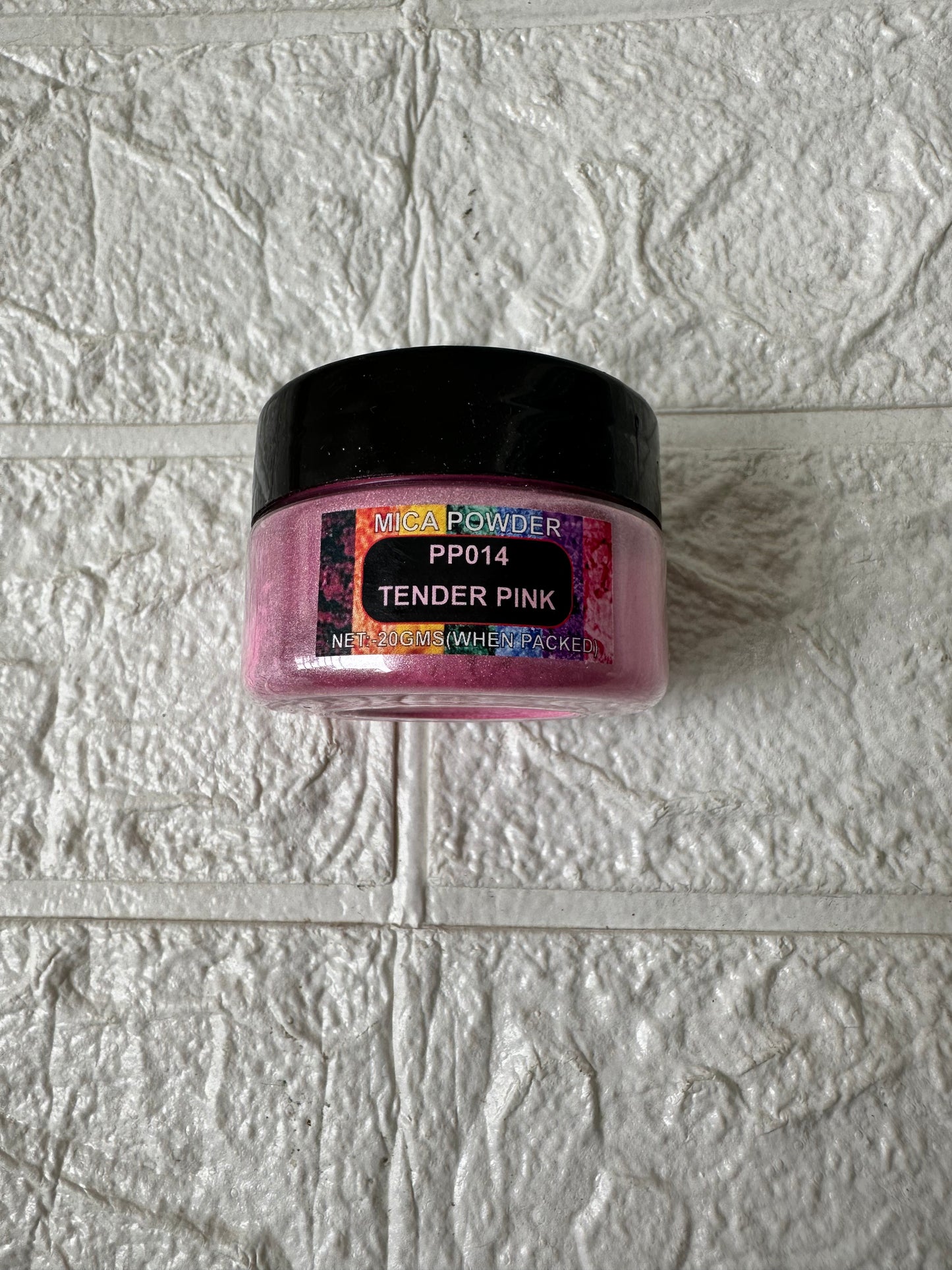 Pink mica powder