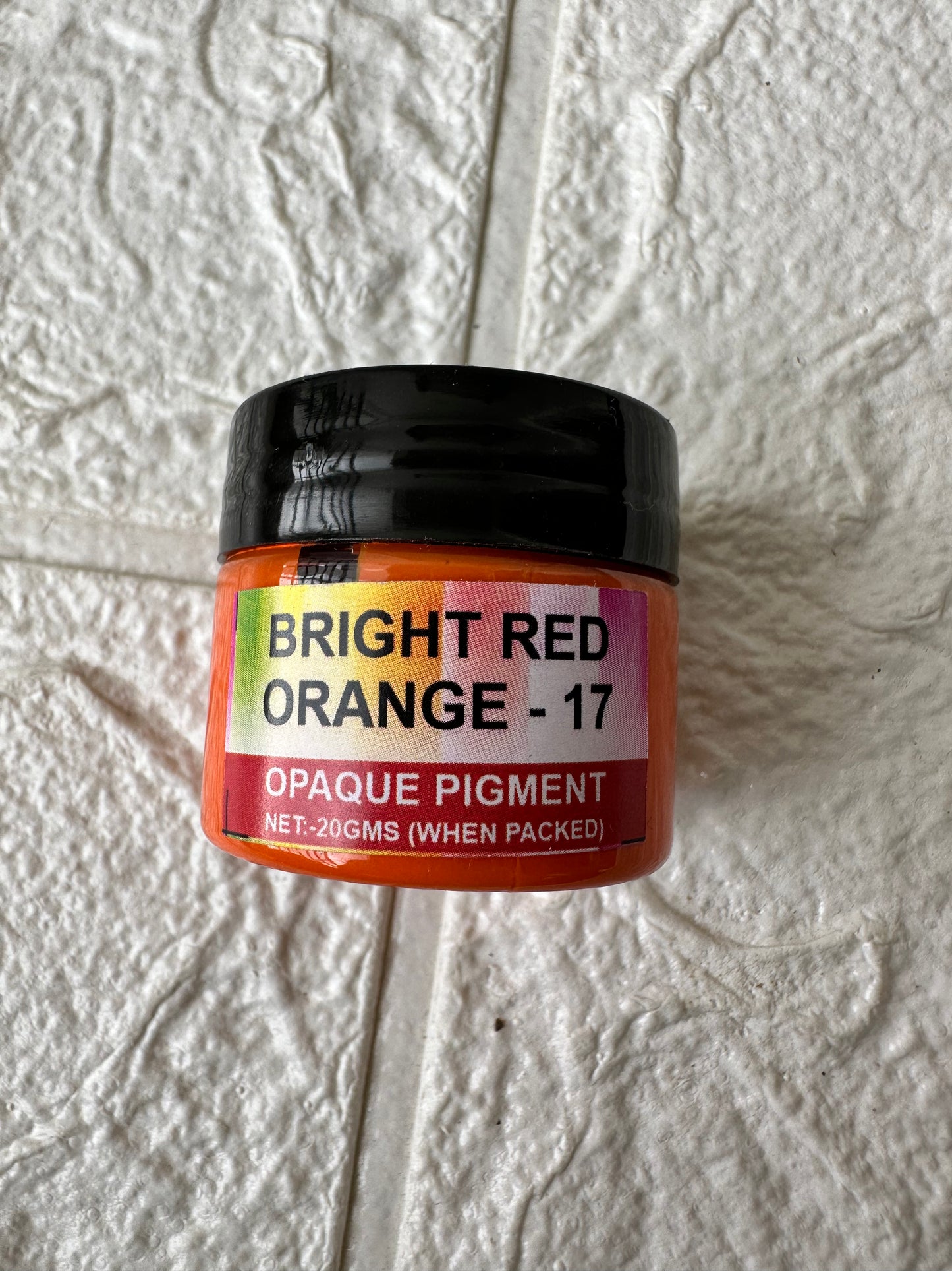 Bright Orange opaque pigment