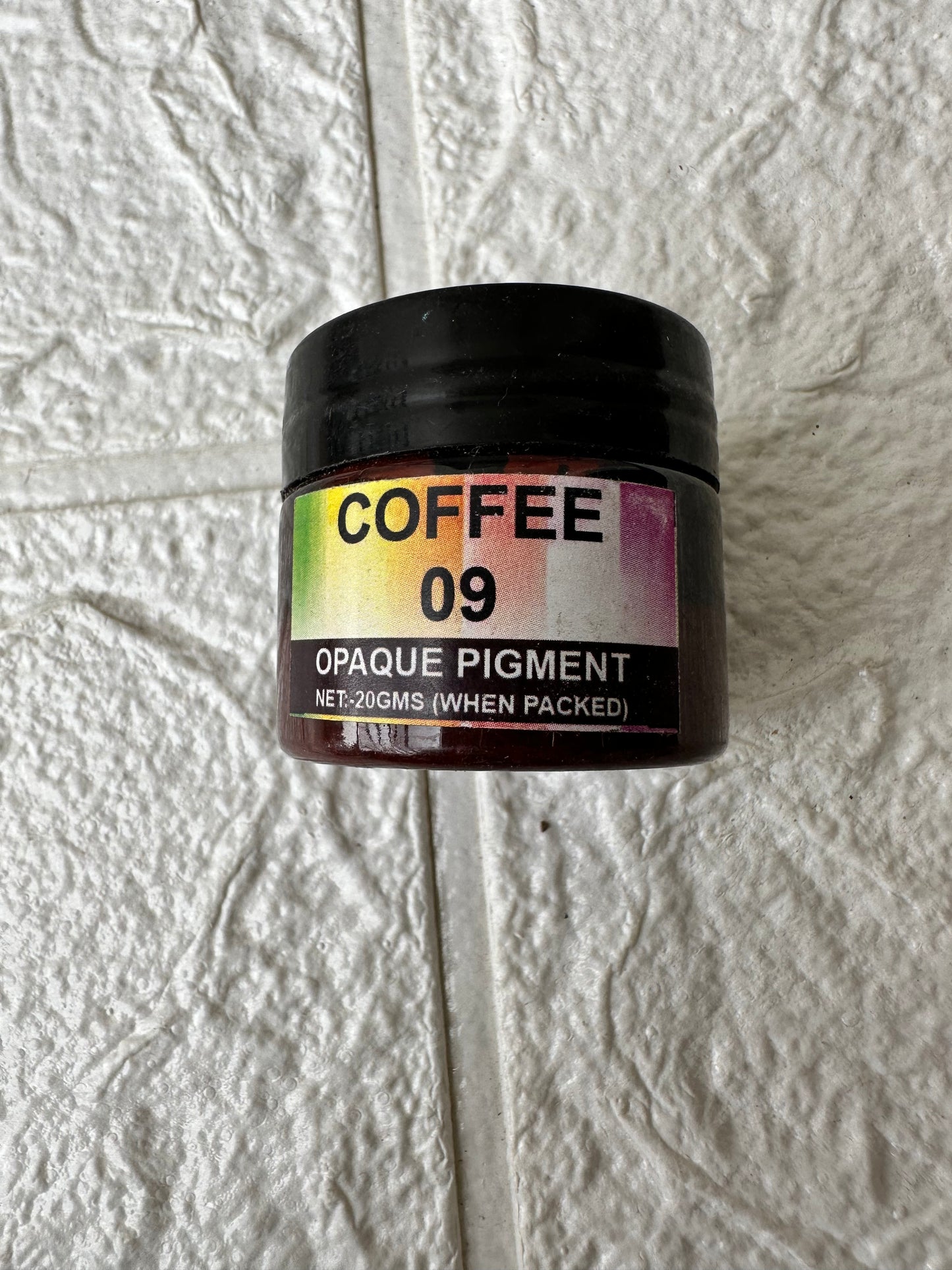 Coffee opaque pigment