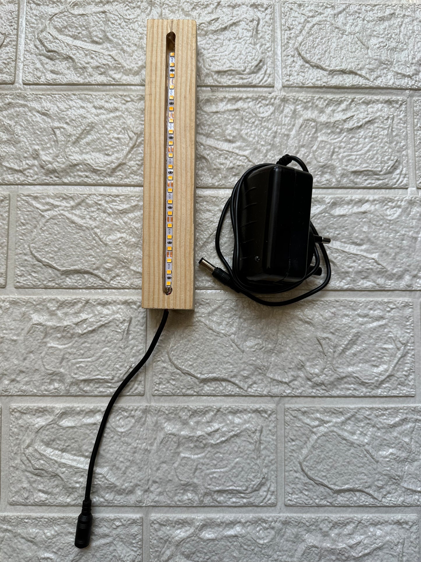 Wooden led stand