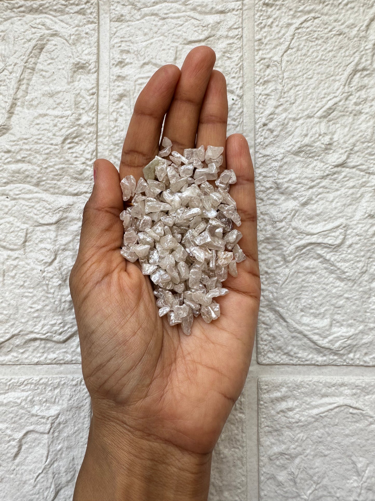 Silver dyed stone