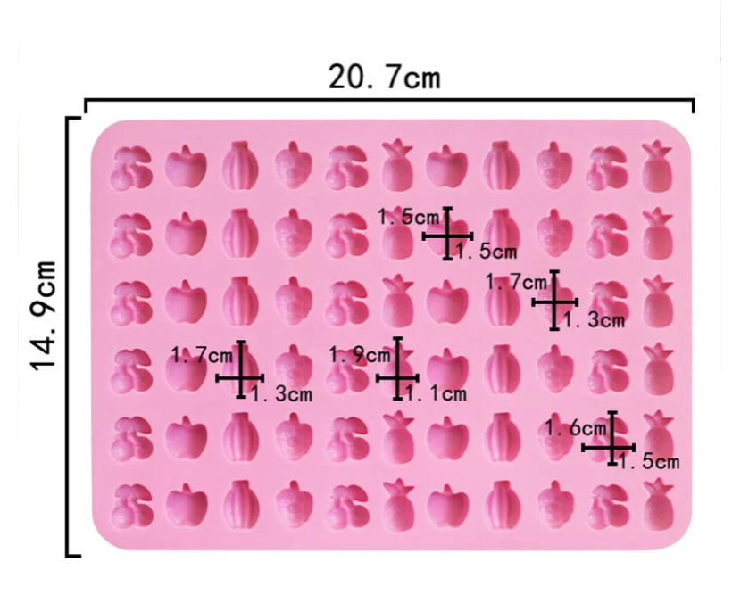 66 Multi Cavity Mix Fruit mould