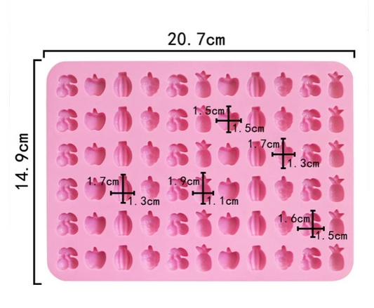 66 Multi Cavity Mix Fruit mould