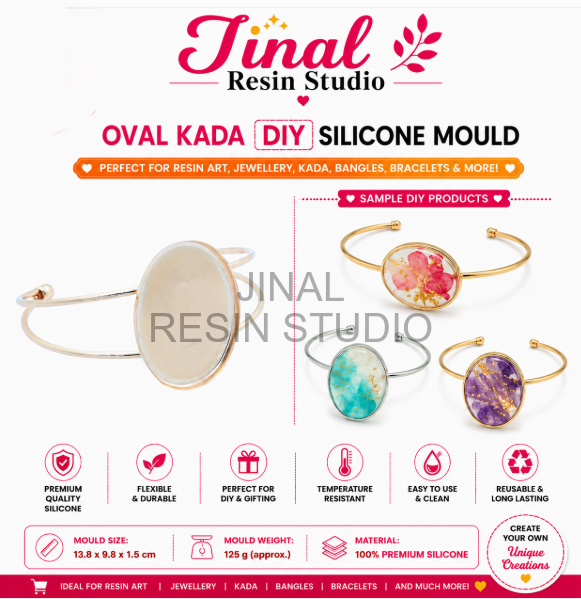 Oval Kada for Resin Art