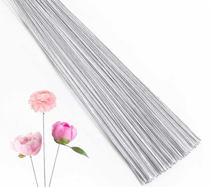 Thin Paper Coated White Stem Wire 1.2 mm