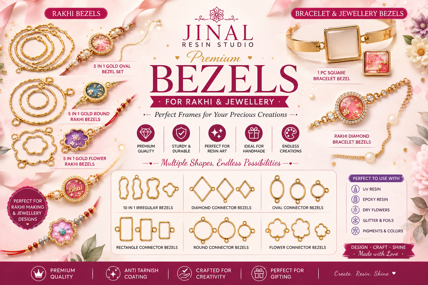 Rakhi Bezels
