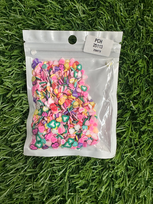 Polymer chips heart