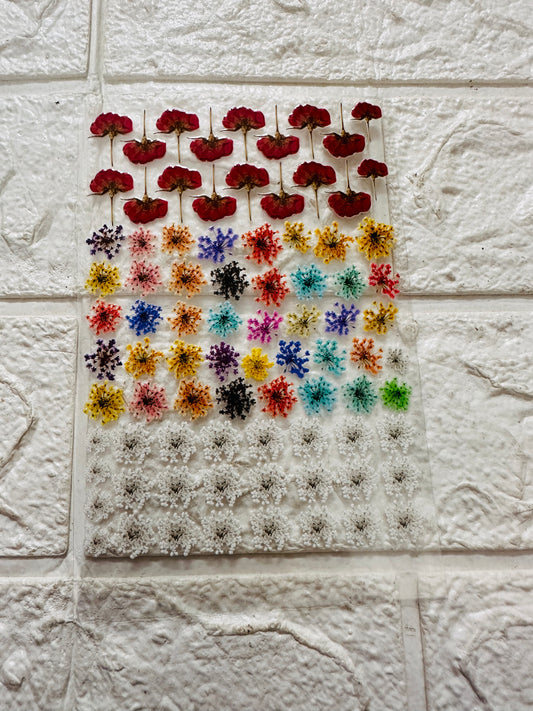 Mix Flowers UV dtf stickers