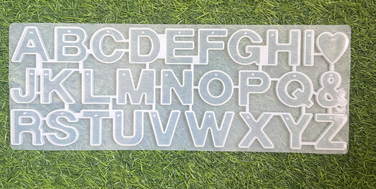 Alphabet mould with Heart