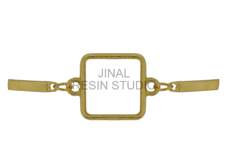 1Pc Square Bracelet Bezel