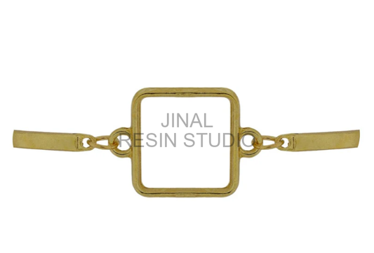 1Pc Square Bracelet Bezel