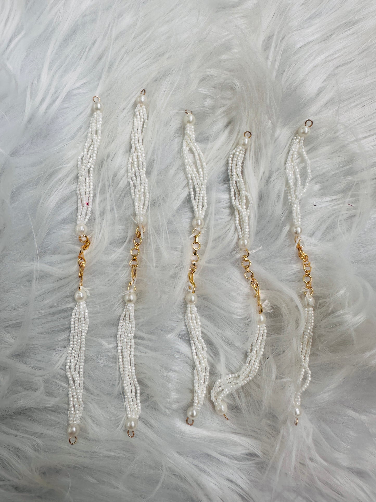 Pearl Rakhi bracelet chain