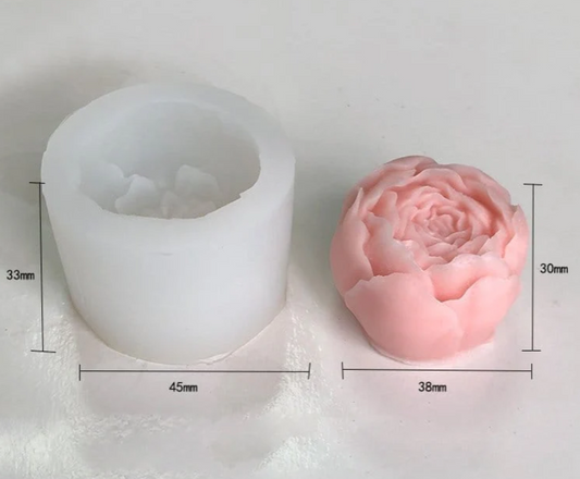 3D Rose Candle Mould