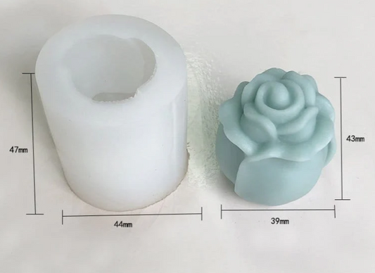 3D Rose Candle Handmade Mould