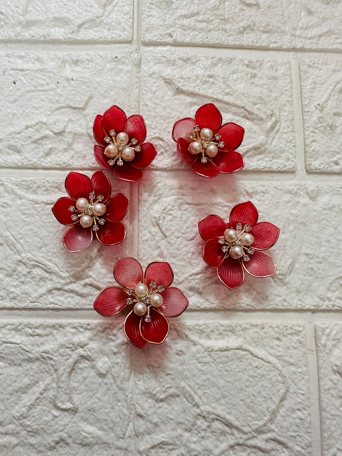 Artificial flowers 5 pcs