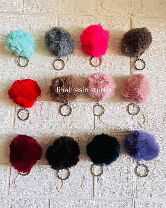 Keychain Pompom Set - 12