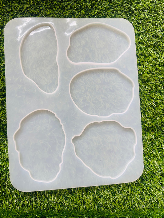 5 pc coaster mould