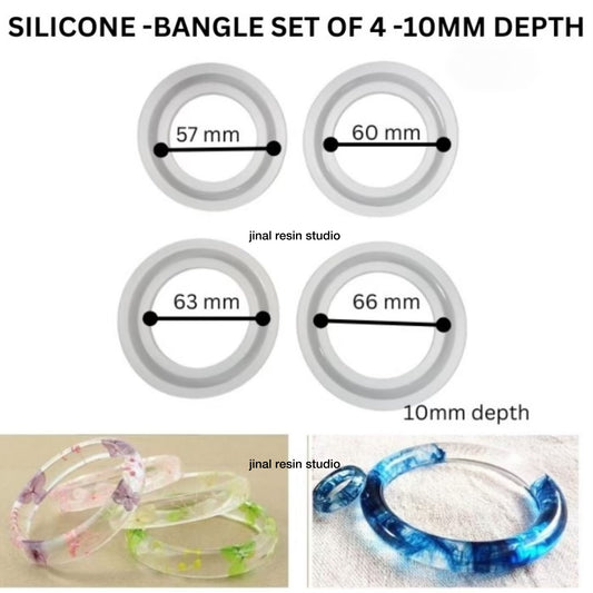 Bangle mould set of 4