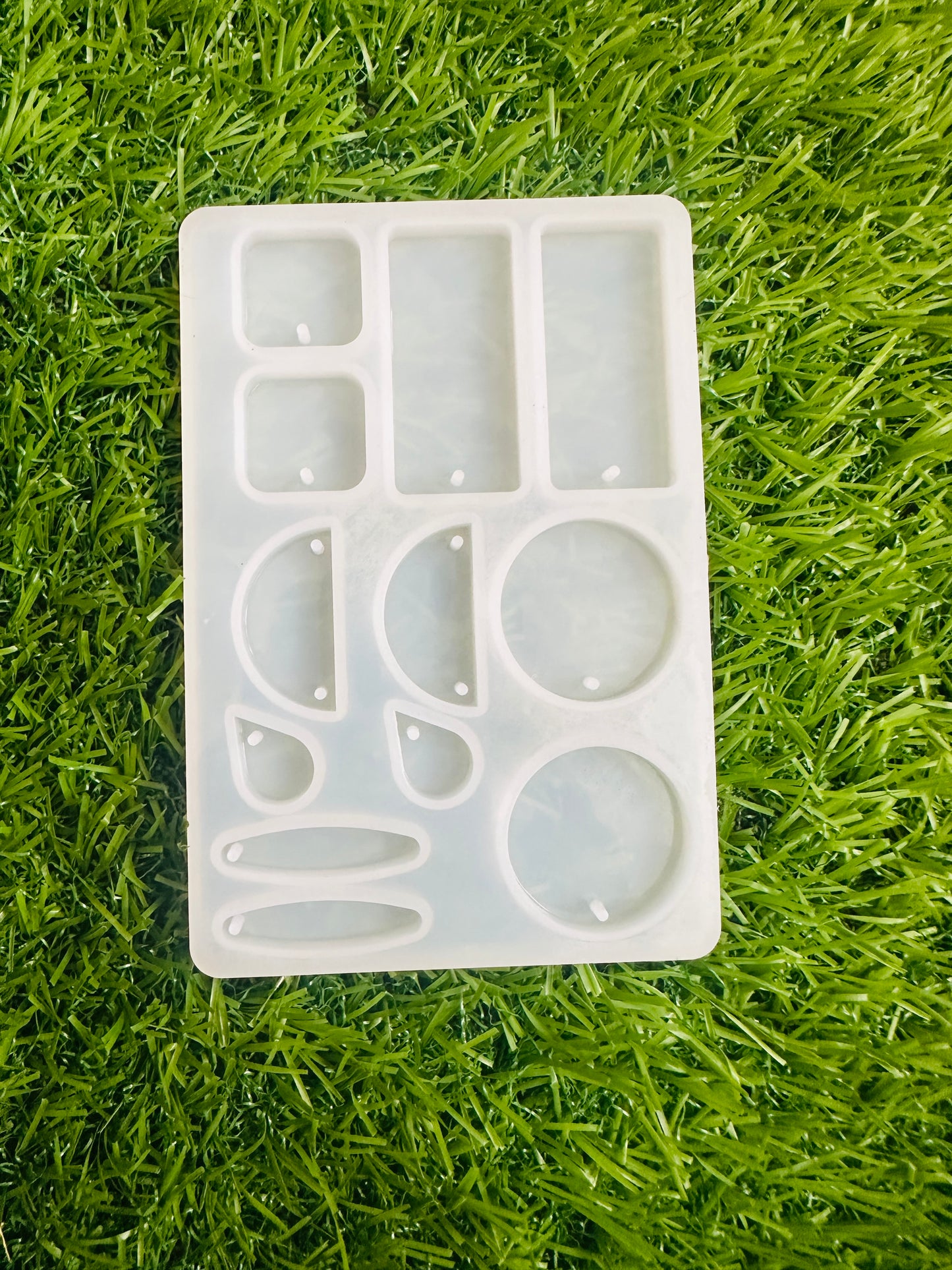 12 cavity jewellery keychain mould