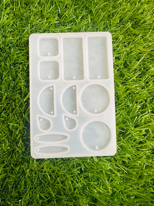 12 cavity jewellery keychain mould