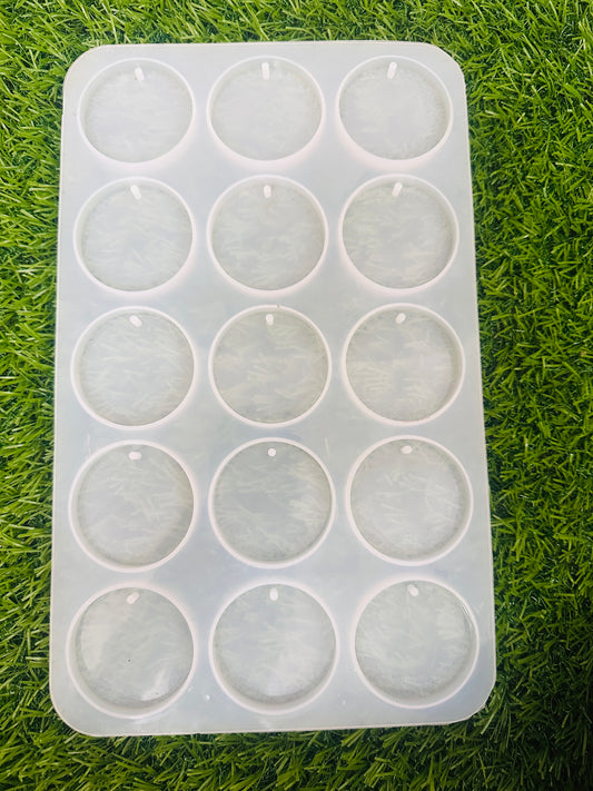 15 cavity round circle with hole